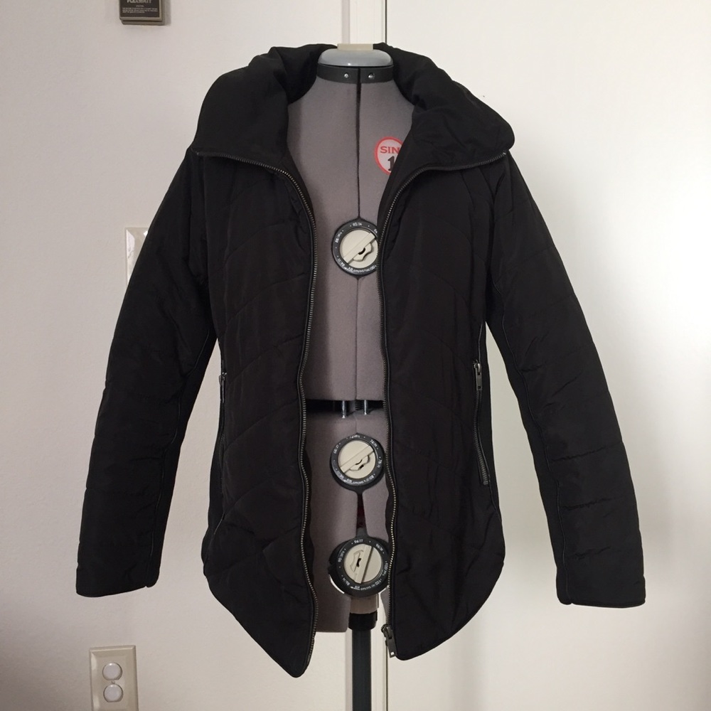 Black Water-Resistant Jacket